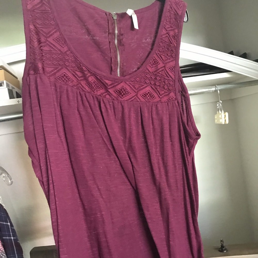 Maroon Tank top